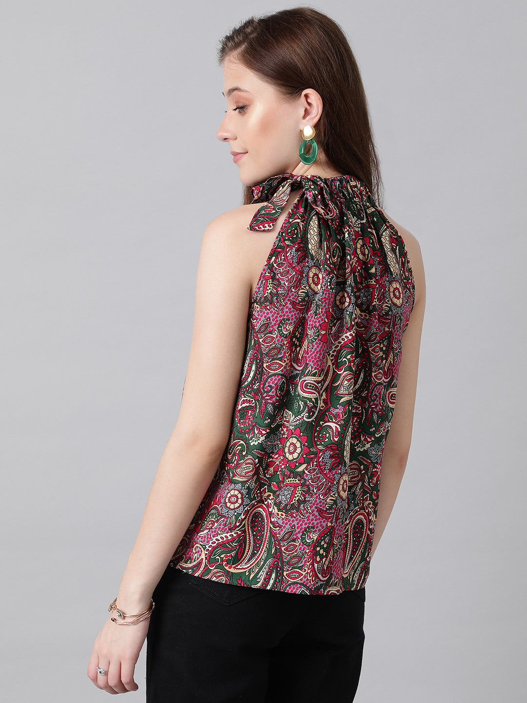 KOTTY Casual Printed Women Multicolor Top 