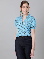 KOTTY Casual Printed Women Multicolor Top 