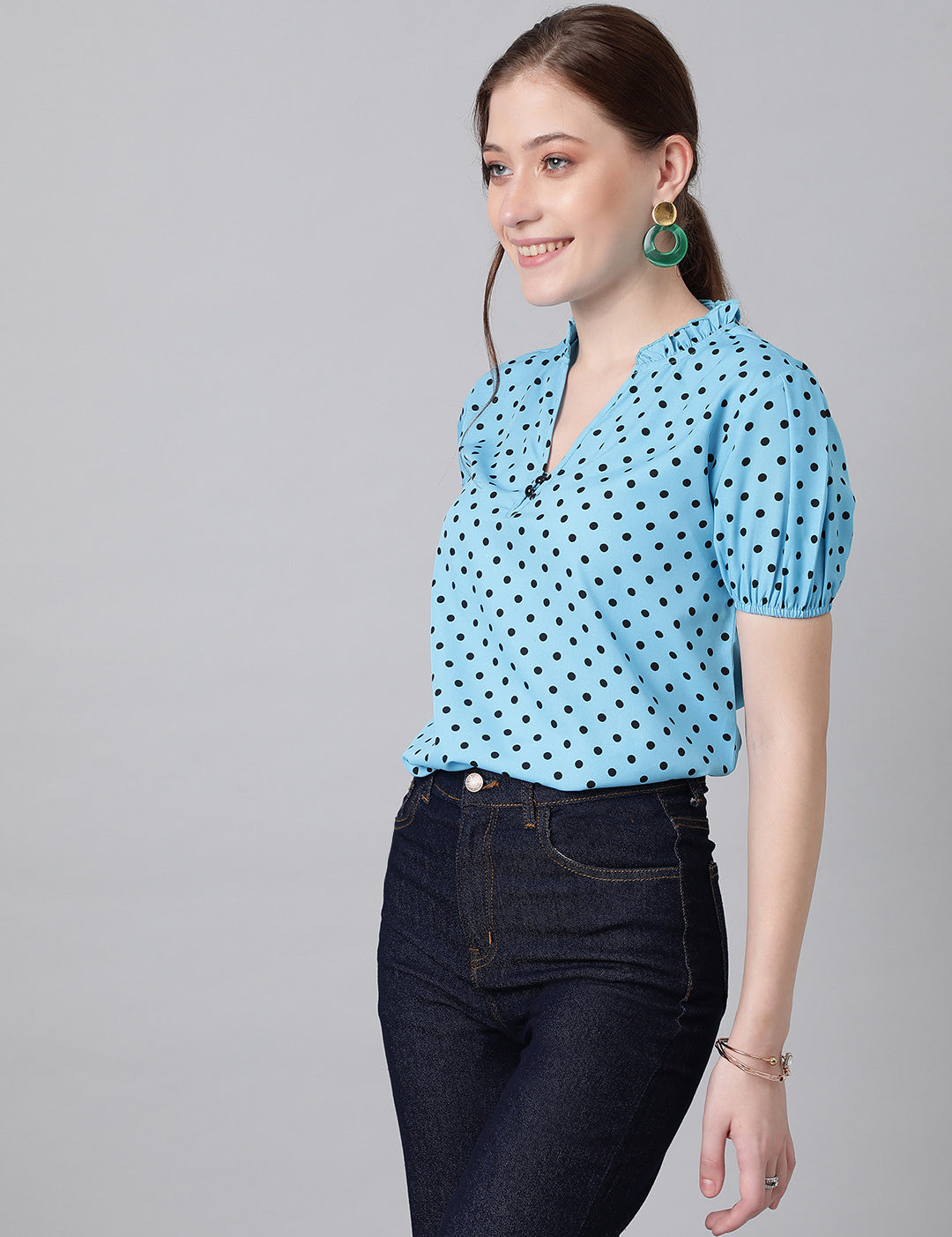KOTTY Casual Printed Women Multicolor Top 