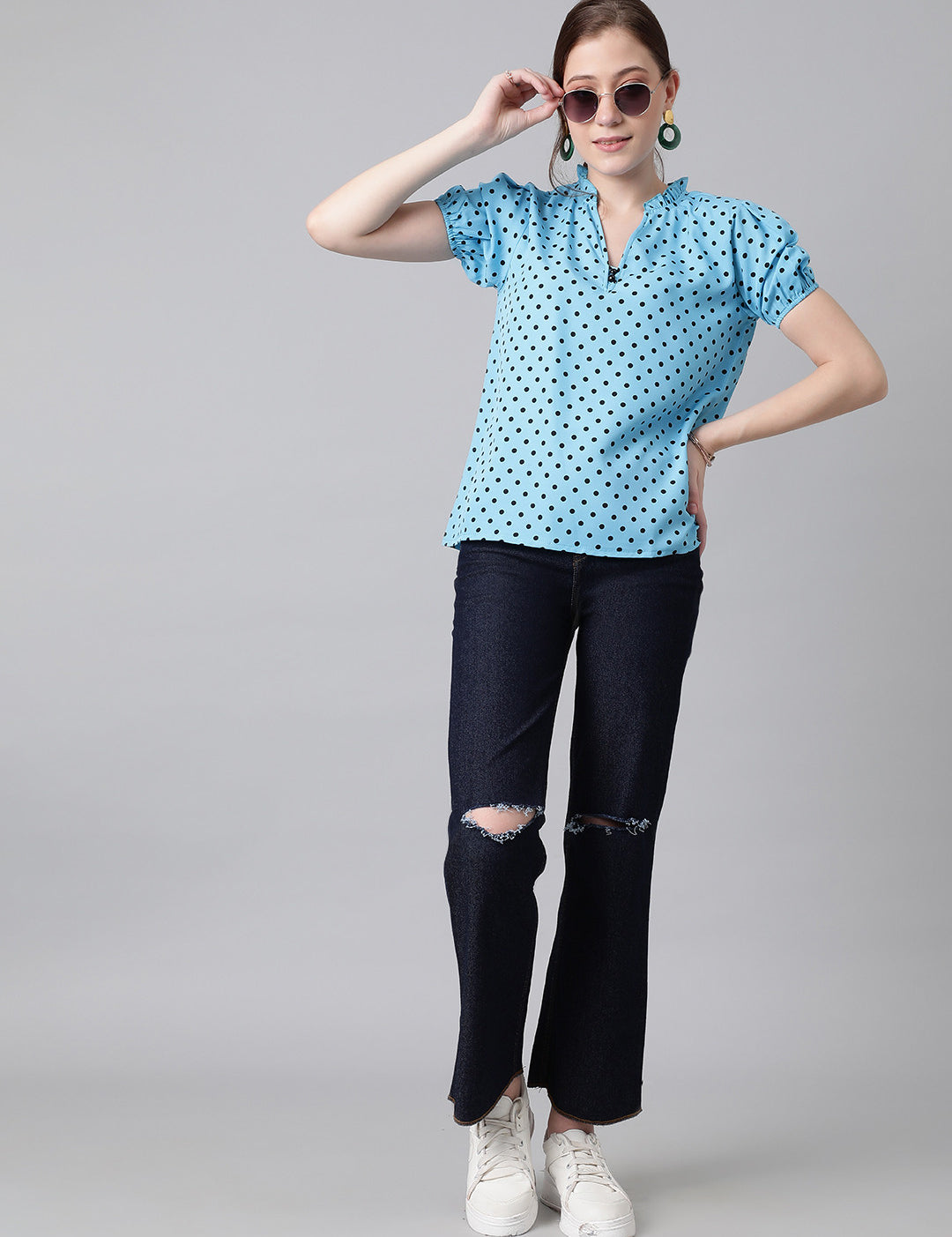 KOTTY Casual Printed Women Multicolor Top 