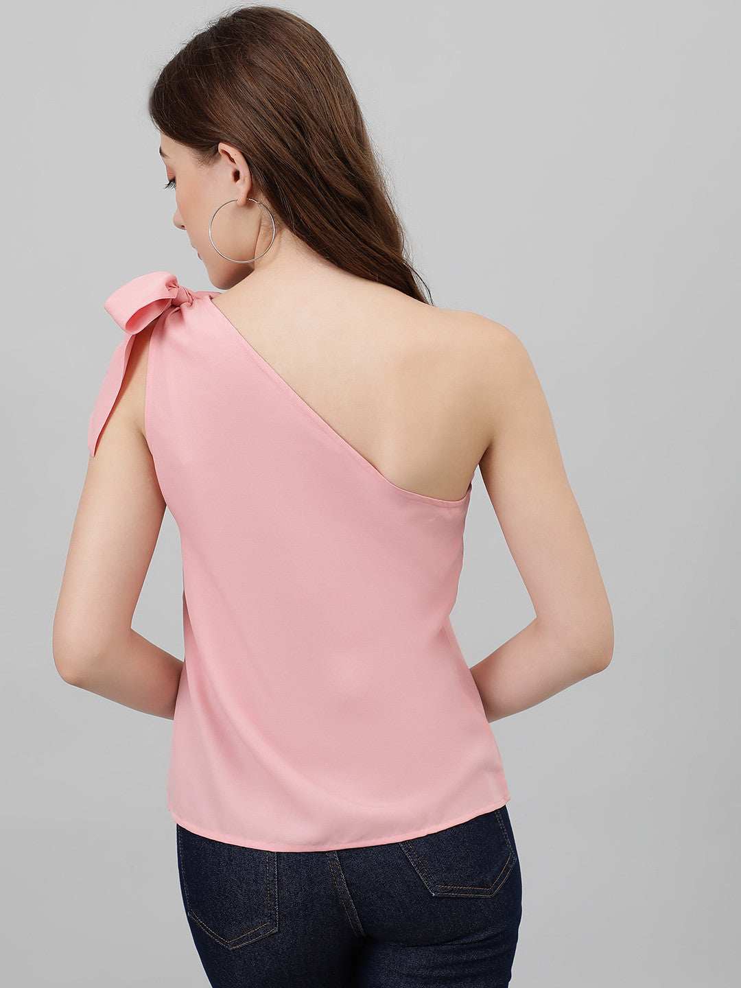 KOTTY Casual Solid Women Pink Top 