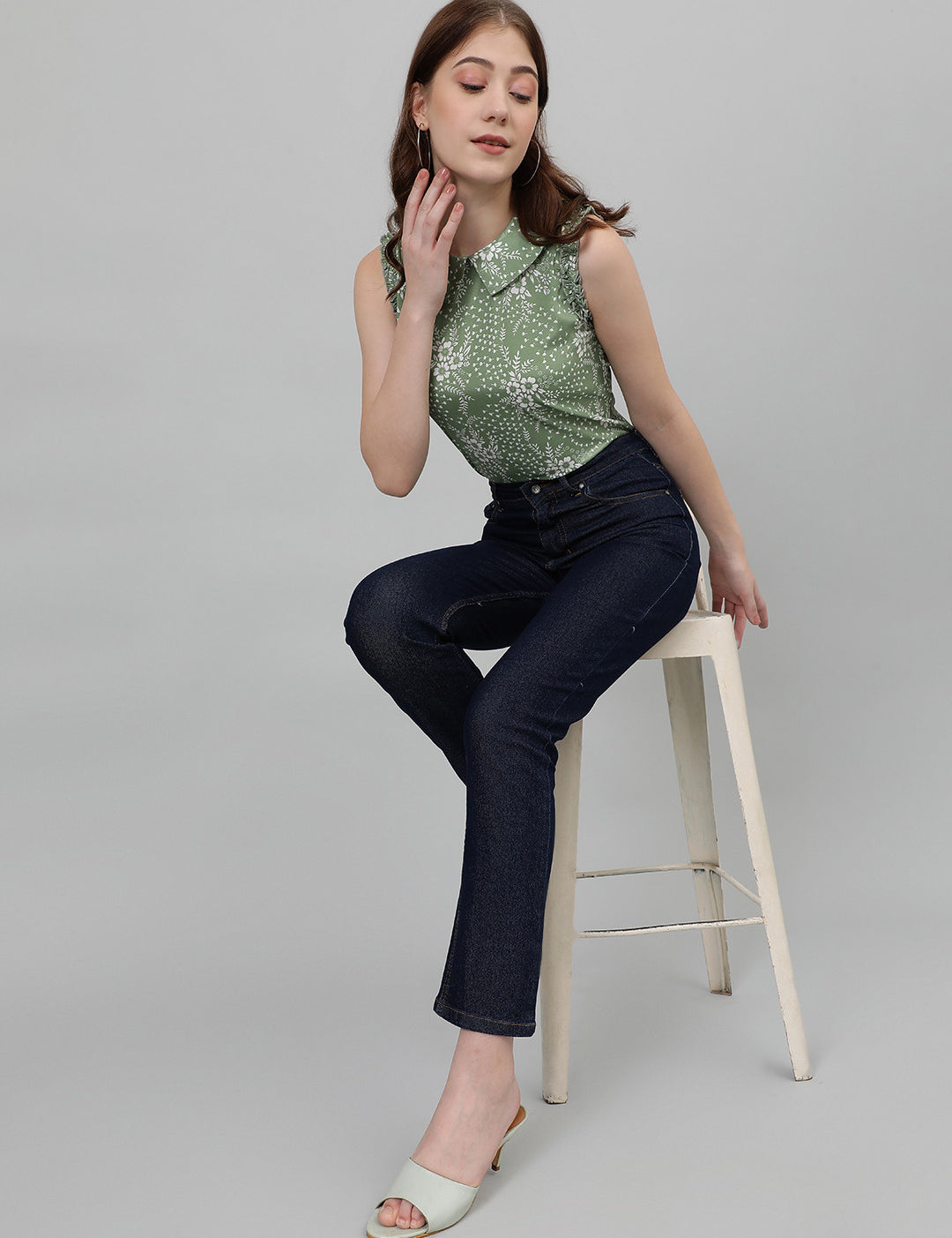 KOTTY Casual Floral Print Women Multicolor Top 