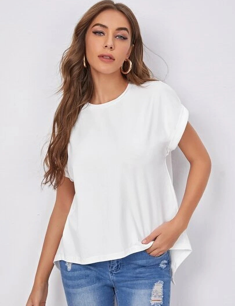 KOTTY Casual Solid Women White Top 