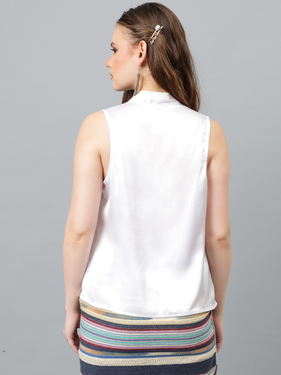 KOTTY Casual Solid Women White Top 