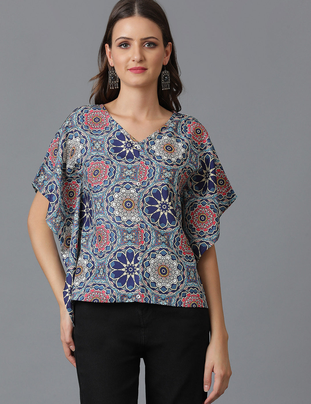 KOTTY Casual Printed Women Multicolor Top 