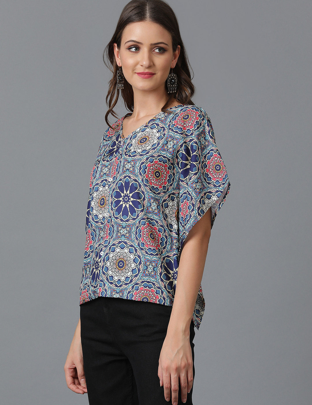 KOTTY Casual Printed Women Multicolor Top 