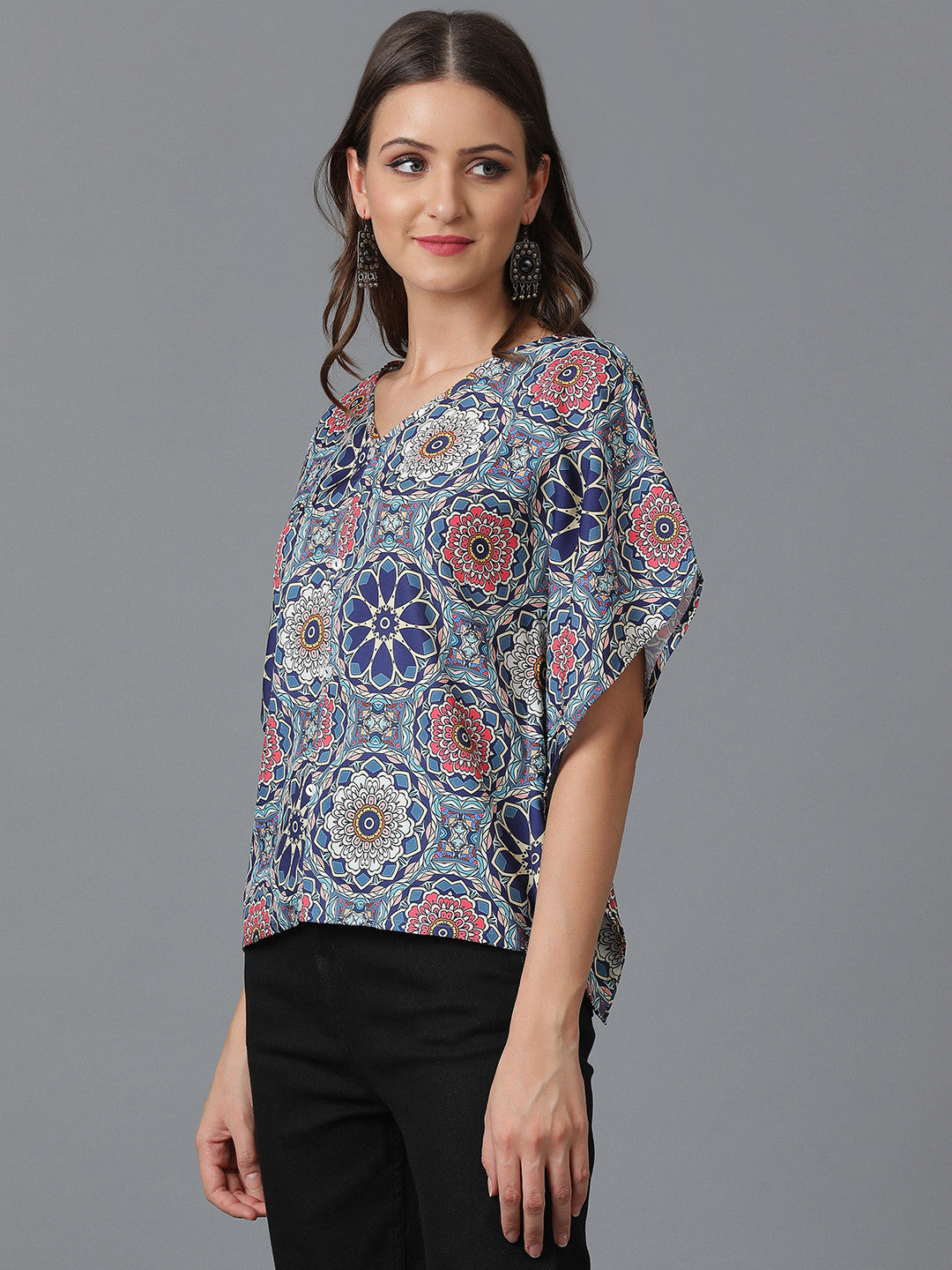 KOTTY Casual Printed Women Multicolor Top 