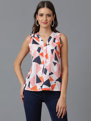 KOTTY Casual Printed Women Multicolor Top 