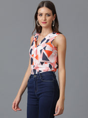 KOTTY Casual Printed Women Multicolor Top 