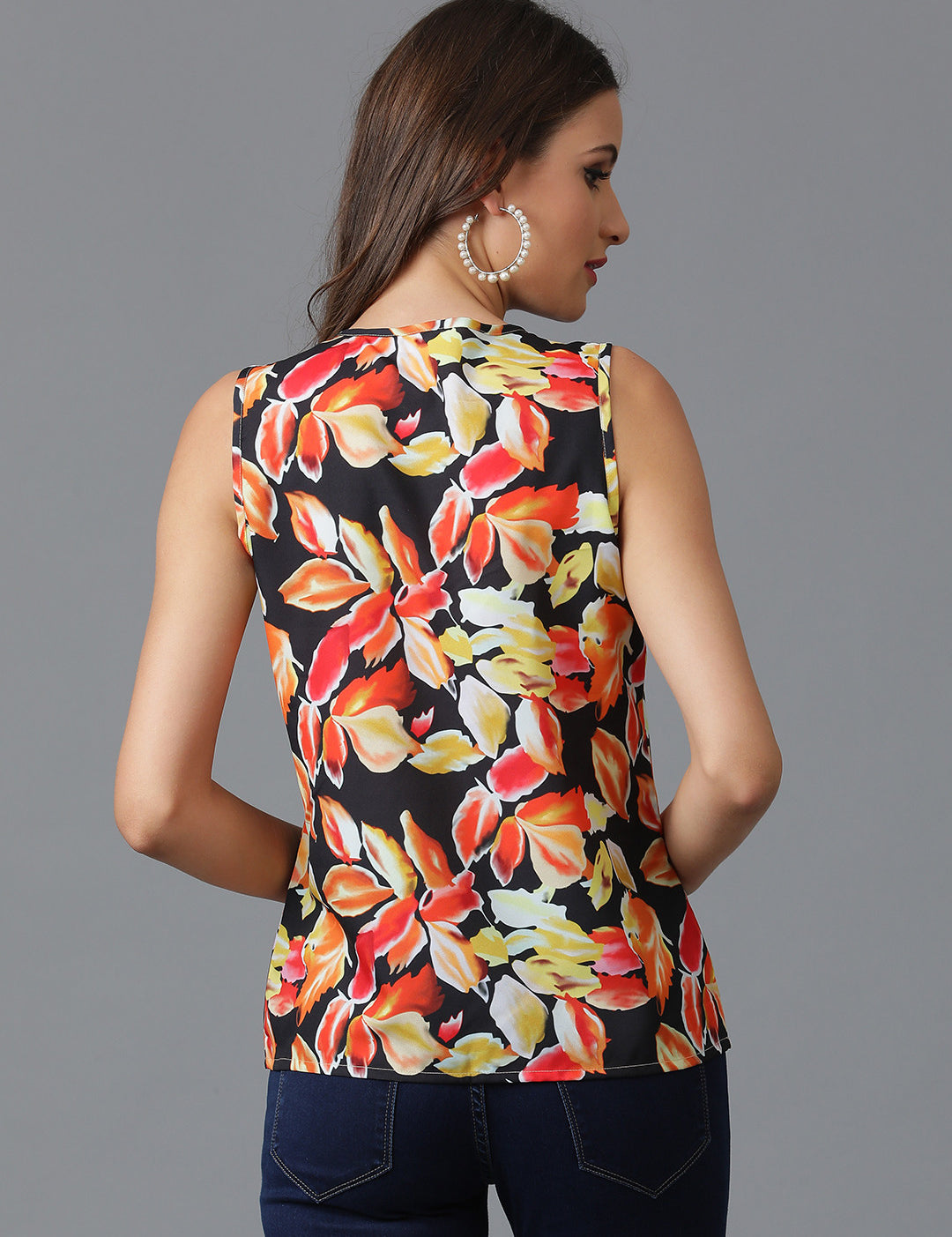KOTTY Casual Printed Women Multicolor Top 