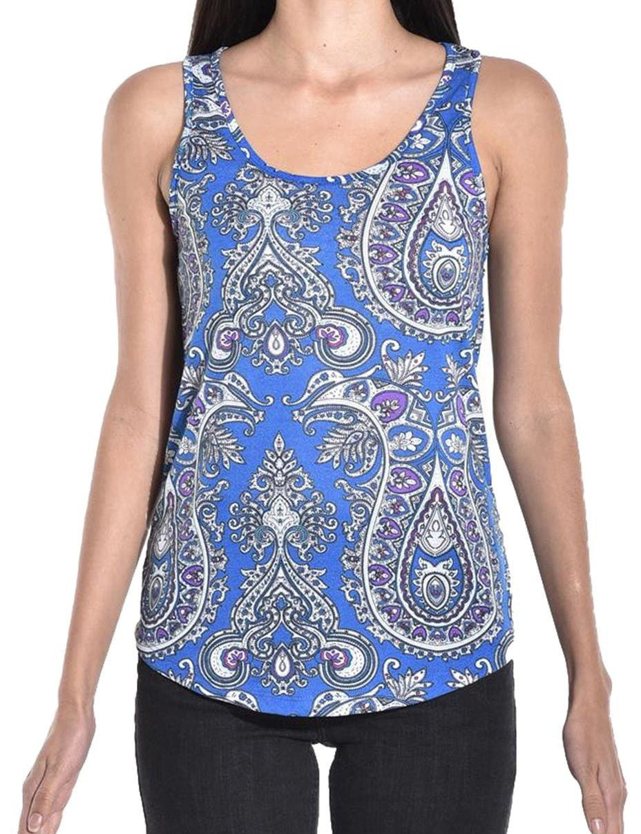 KOTTY Casual Sleeveless Printed Women Multicolor Top 