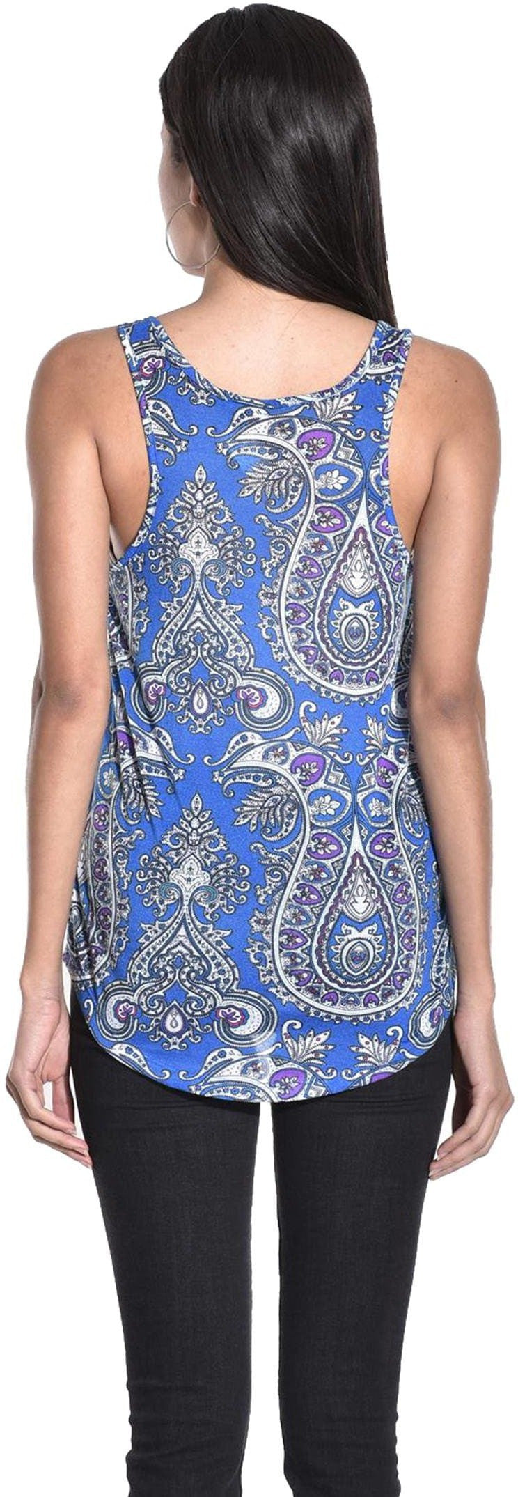 KOTTY Casual Sleeveless Printed Women Multicolor Top 