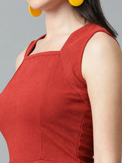 KOTTY Casual Solid Women Red Top 