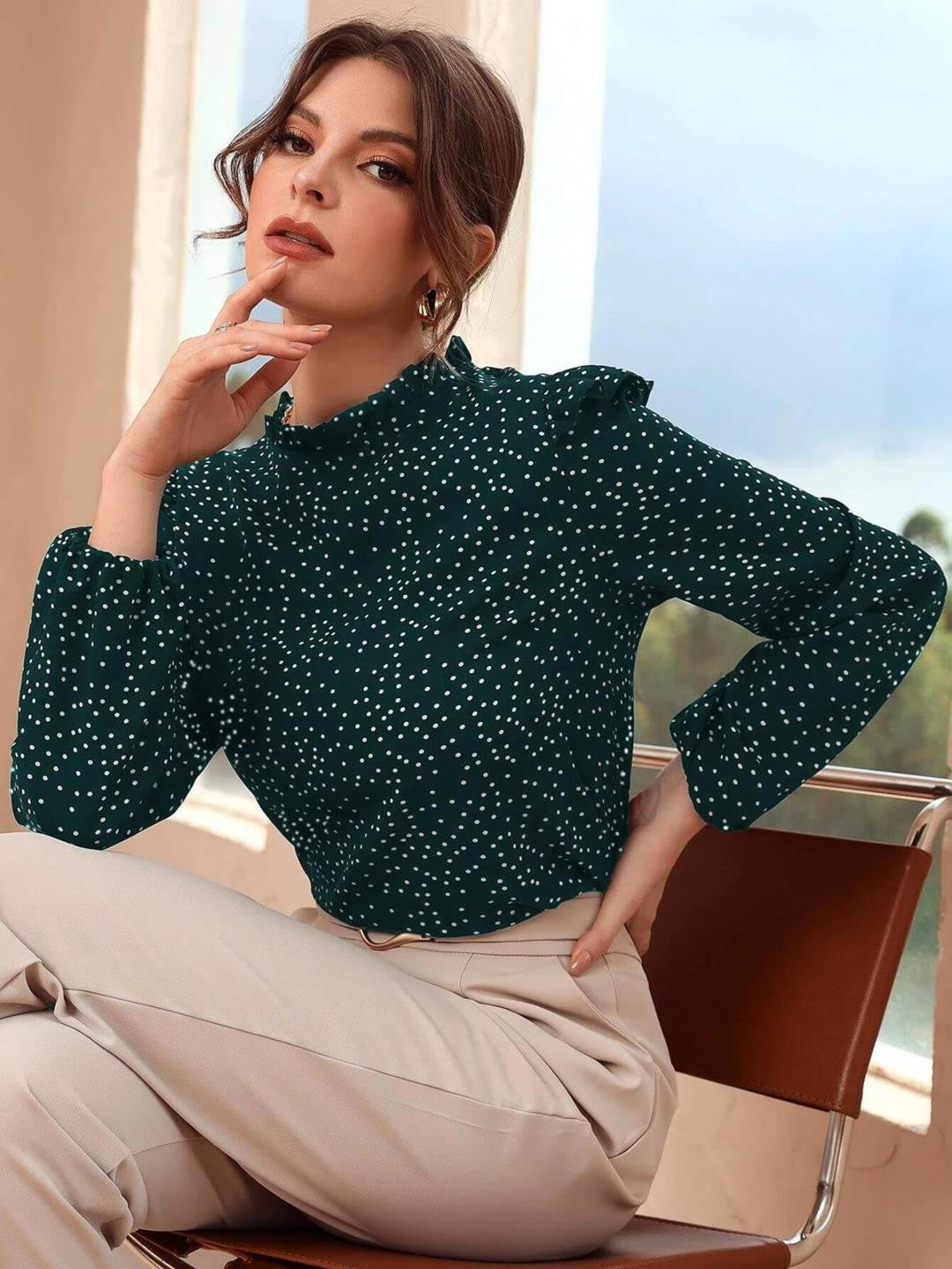 KOTTY Casual Printed Women Multicolor Top 