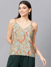 KOTTY Casual Printed Women Multicolor Top 