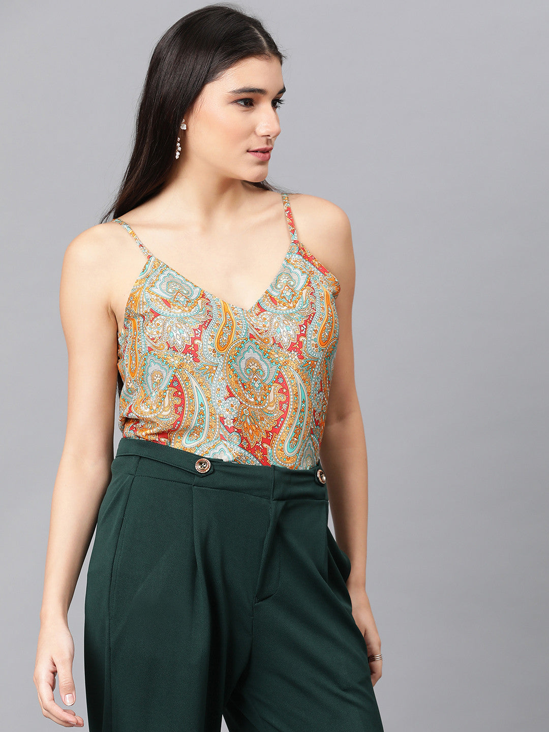 KOTTY Casual Printed Women Multicolor Top 