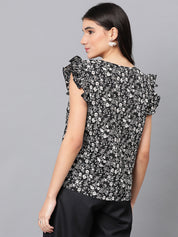 KOTTY Casual Printed Women Multicolor Top 