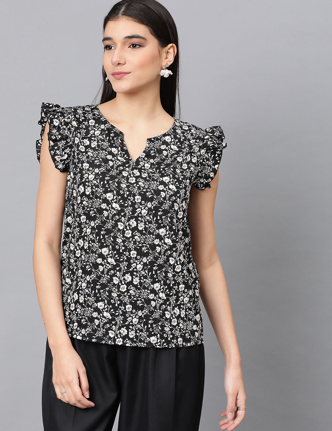 KOTTY Casual Printed Women Multicolor Top 