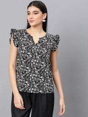 KOTTY Casual Printed Women Multicolor Top 