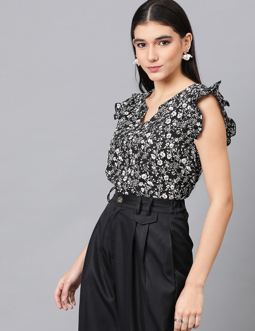KOTTY Casual Printed Women Multicolor Top 