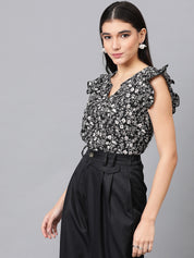KOTTY Casual Printed Women Multicolor Top 