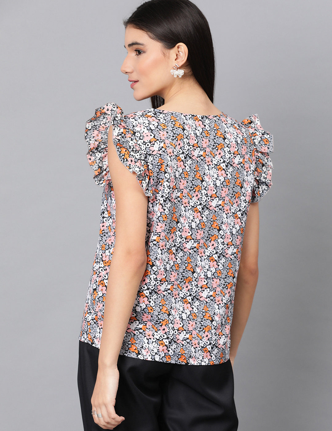KOTTY Casual Printed Women Multicolor Top 