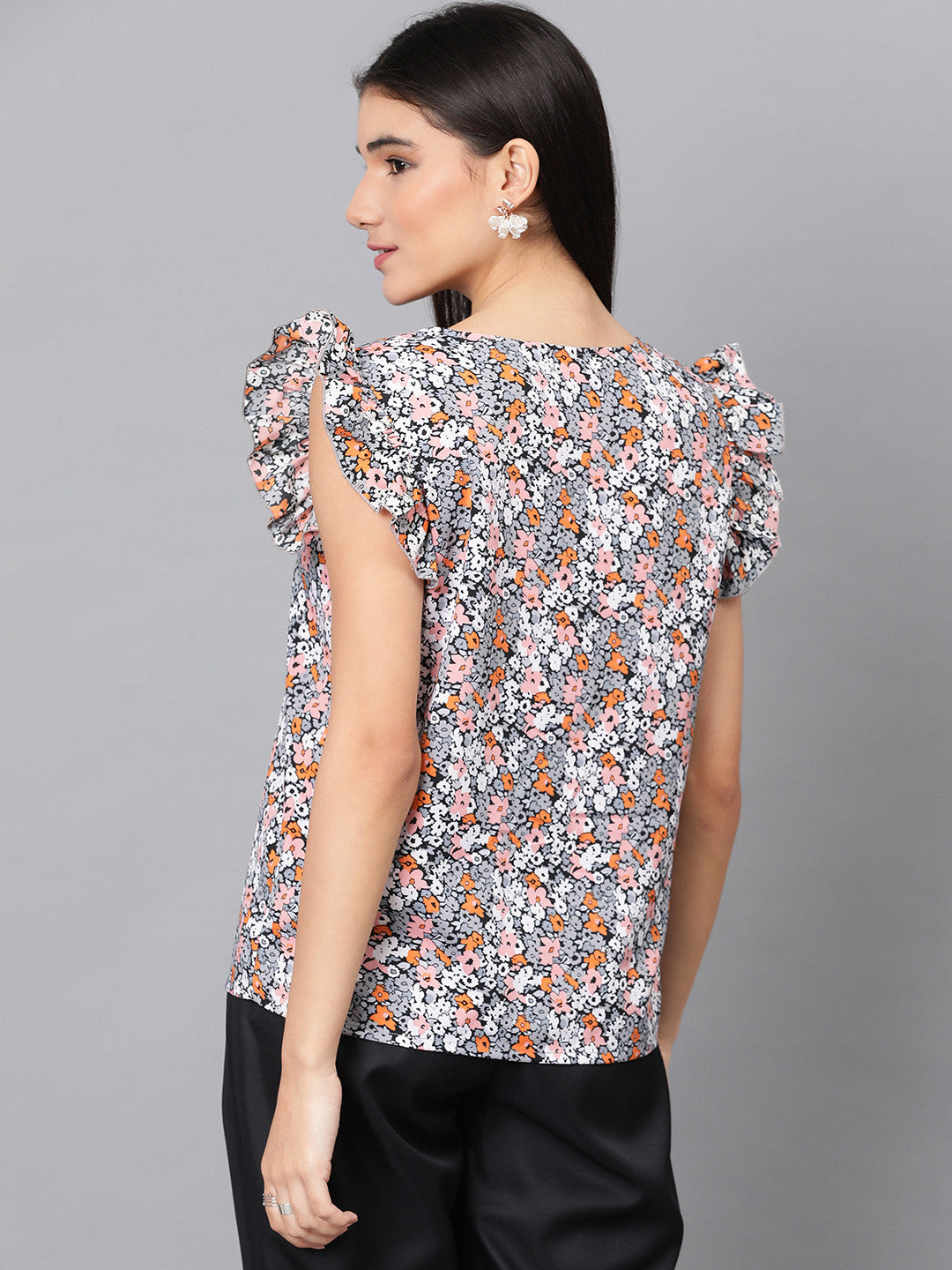 KOTTY Casual Printed Women Multicolor Top 