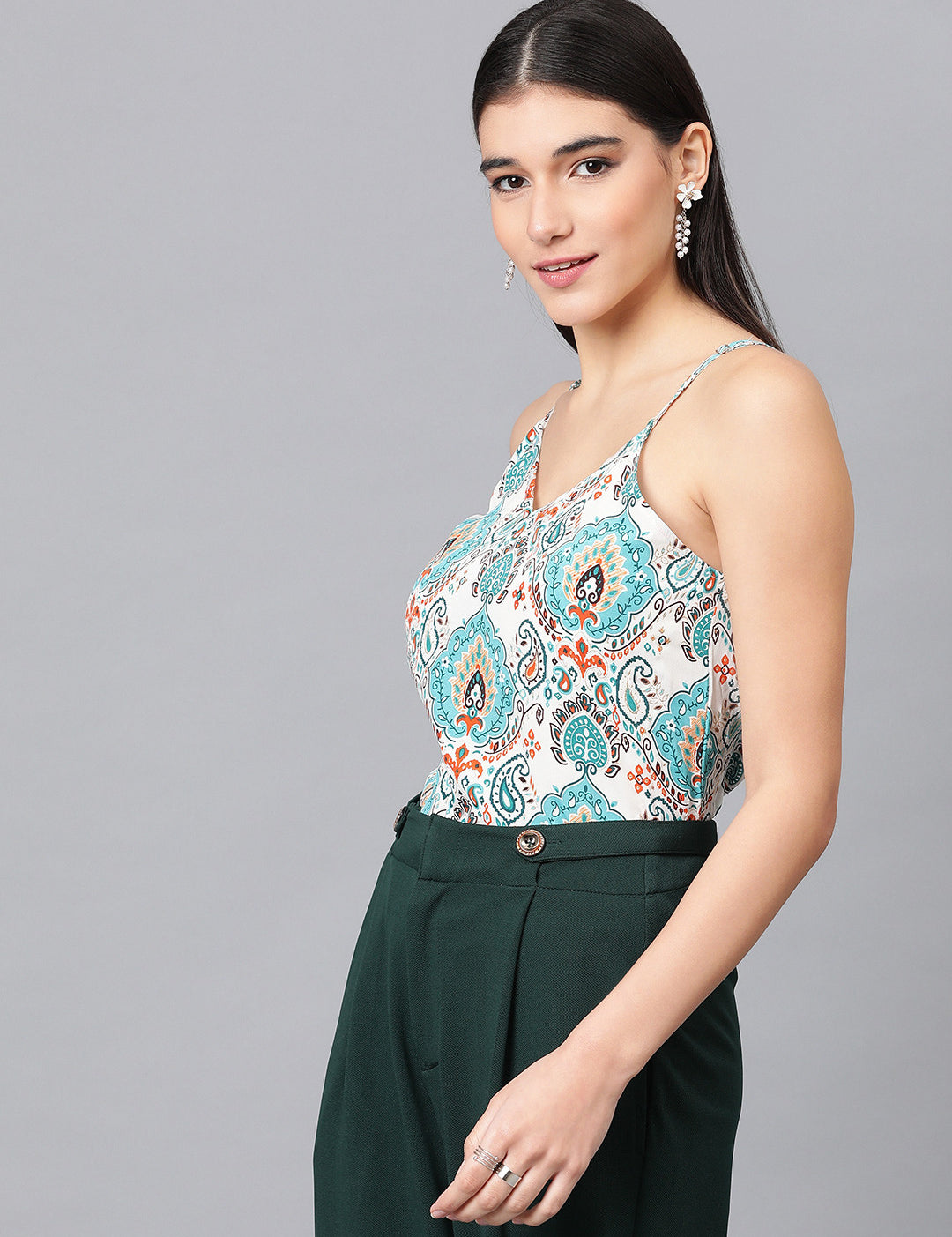 KOTTY Casual Printed Women Multicolor Top 