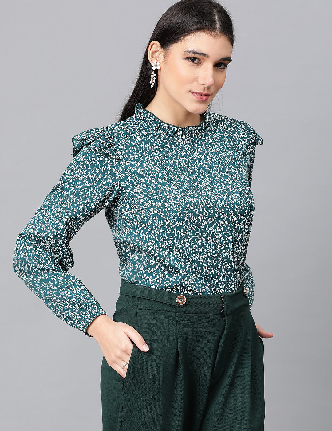 KOTTY Casual Printed Women Multicolor Top 