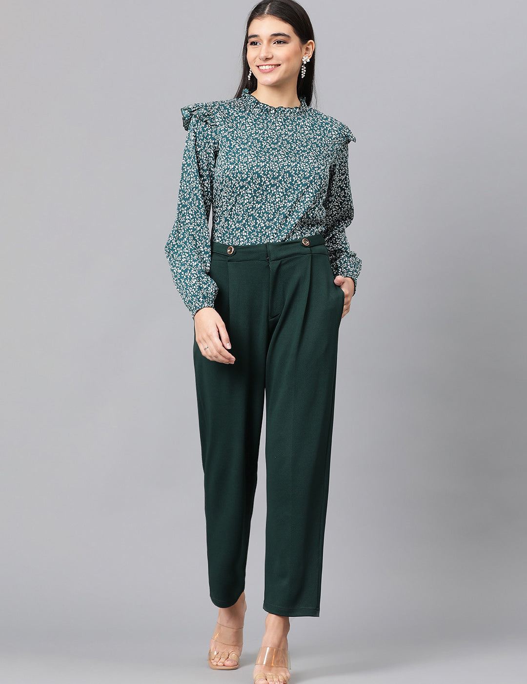 KOTTY Casual Printed Women Multicolor Top 