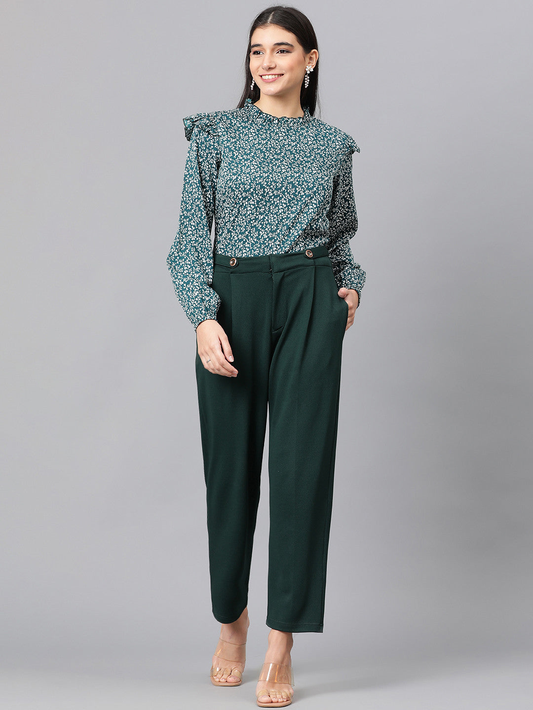 KOTTY Casual Printed Women Multicolor Top 