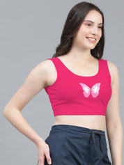KOTTY Casual Printed Women Pink Top 