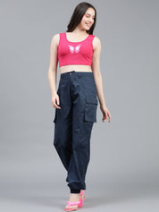 KOTTY Casual Printed Women Pink Top 