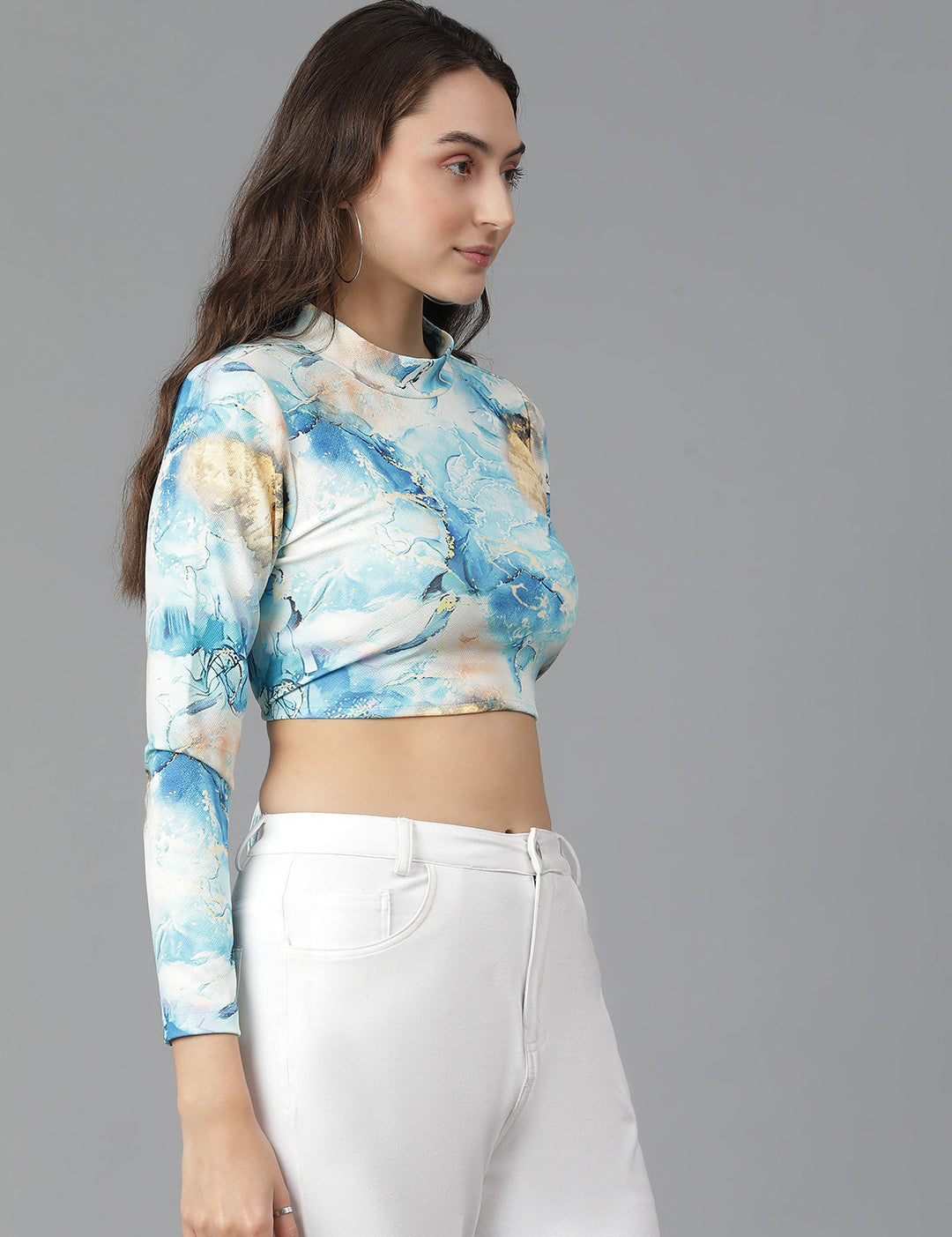 KOTTY Casual Printed Women Multicolor Top 