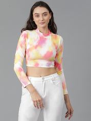 KOTTY Casual Printed Women Multicolor Top 