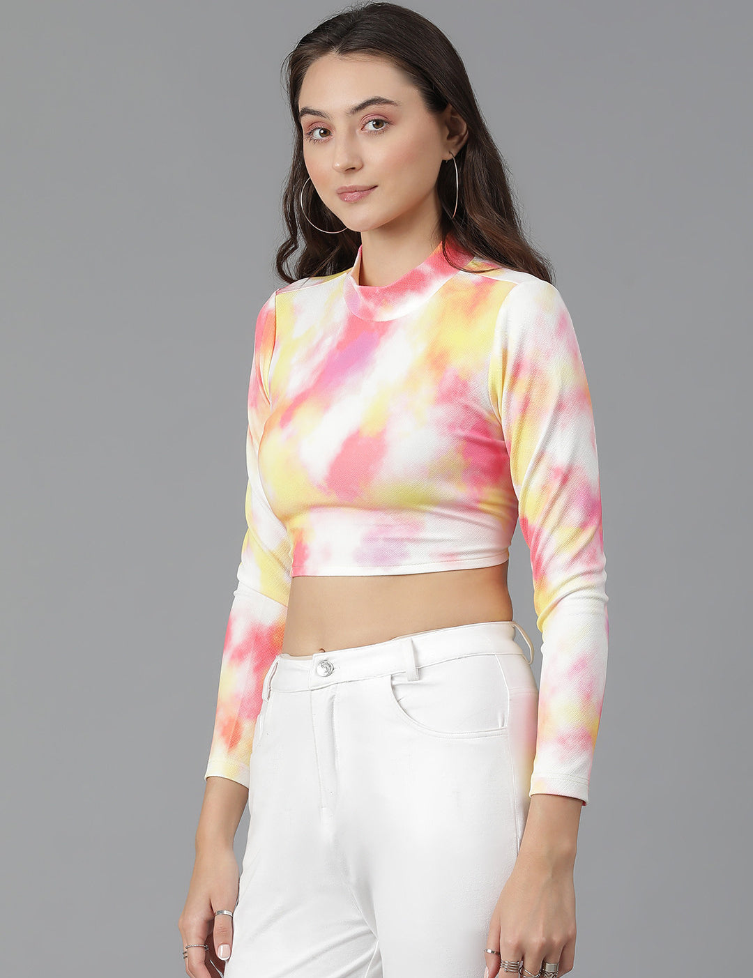 KOTTY Casual Printed Women Multicolor Top 