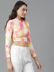 KOTTY Casual Printed Women Multicolor Top 