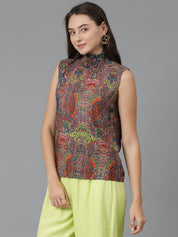 KOTTY Casual Printed Women Multicolor Top 