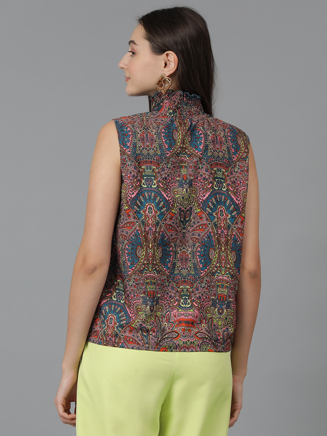 KOTTY Casual Printed Women Multicolor Top 