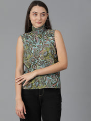 KOTTY Casual Printed Women Multicolor Top 