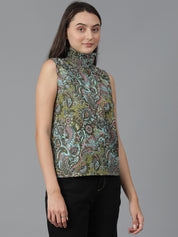 KOTTY Casual Printed Women Multicolor Top 