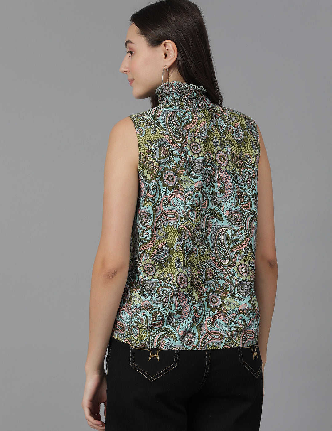 KOTTY Casual Printed Women Multicolor Top 