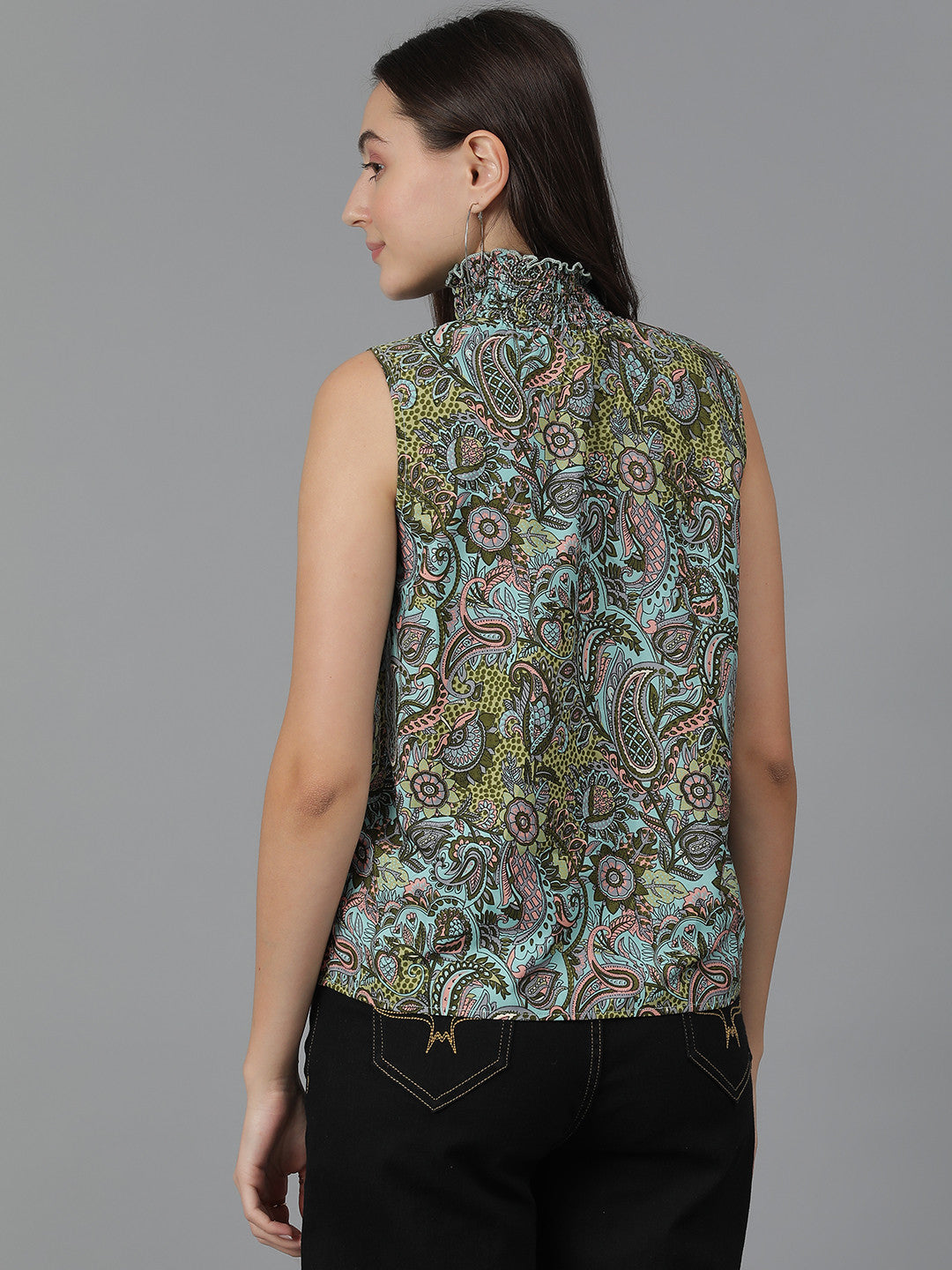 KOTTY Casual Printed Women Multicolor Top 