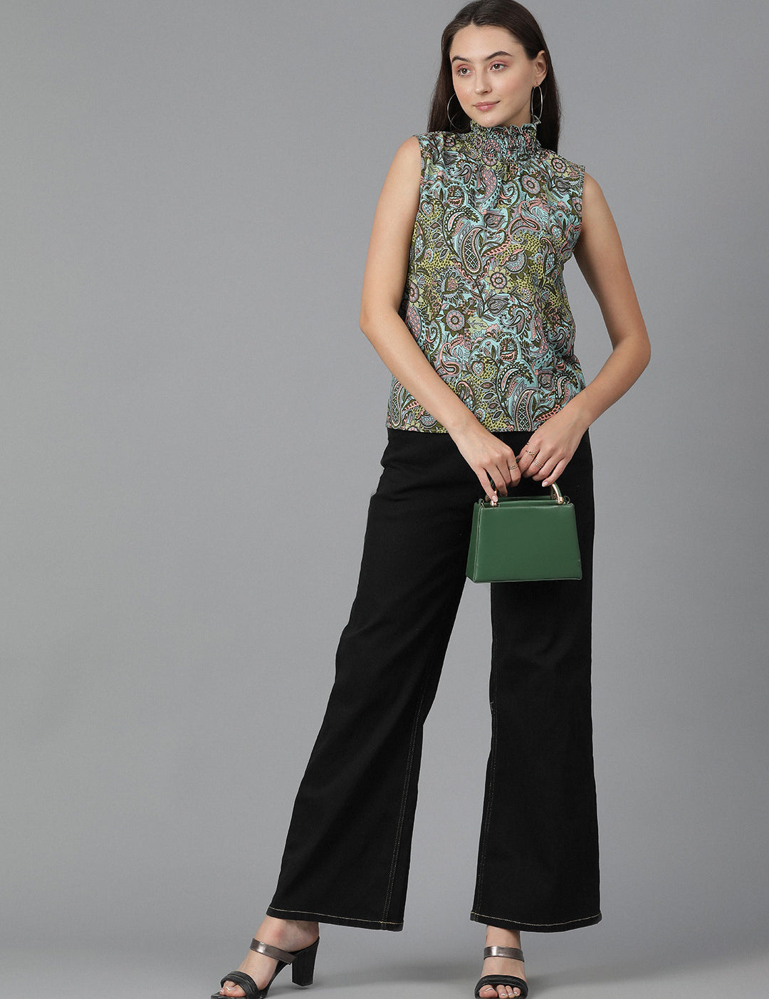 KOTTY Casual Printed Women Multicolor Top 