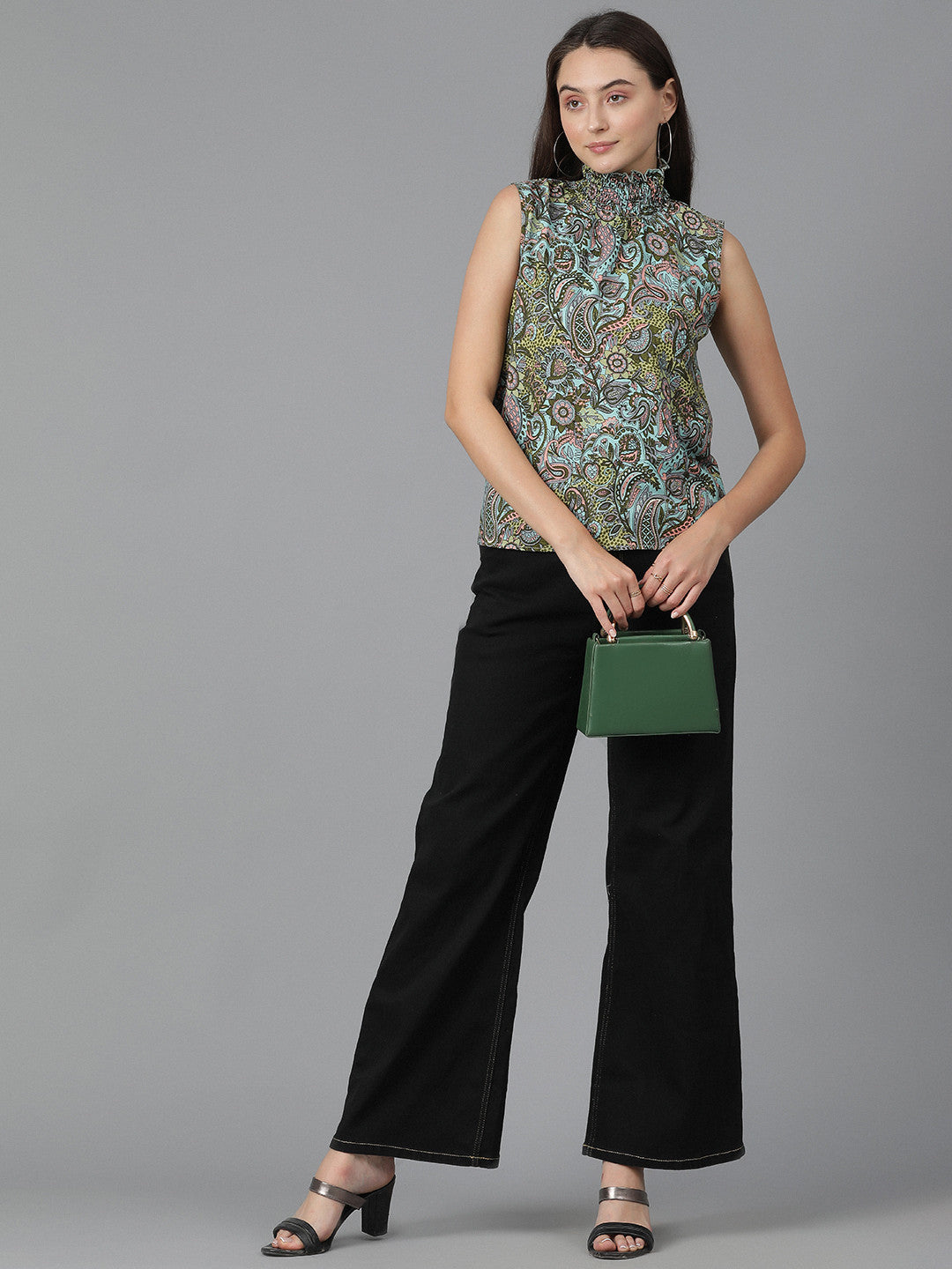 KOTTY Casual Printed Women Multicolor Top 