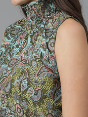 KOTTY Casual Printed Women Multicolor Top 