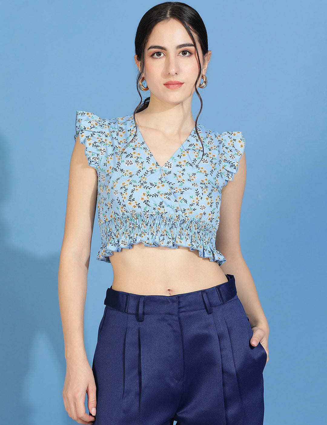 KOTTY Casual Printed Women Multicolor Top 
