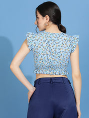 KOTTY Casual Printed Women Multicolor Top 