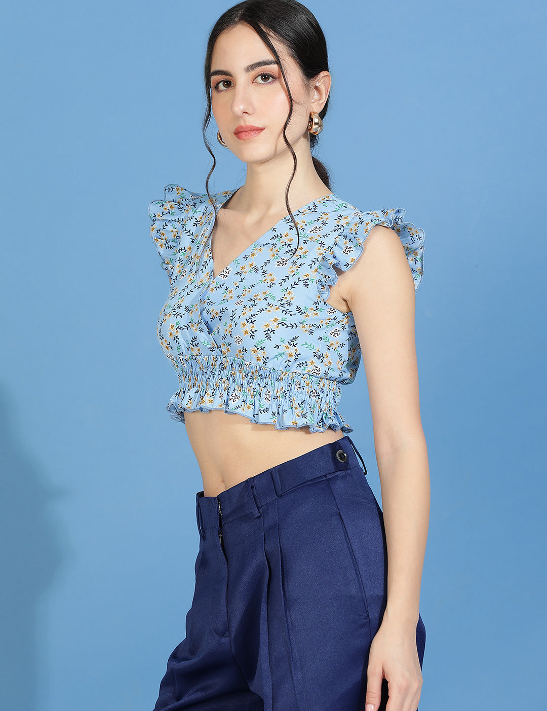 KOTTY Casual Printed Women Multicolor Top 