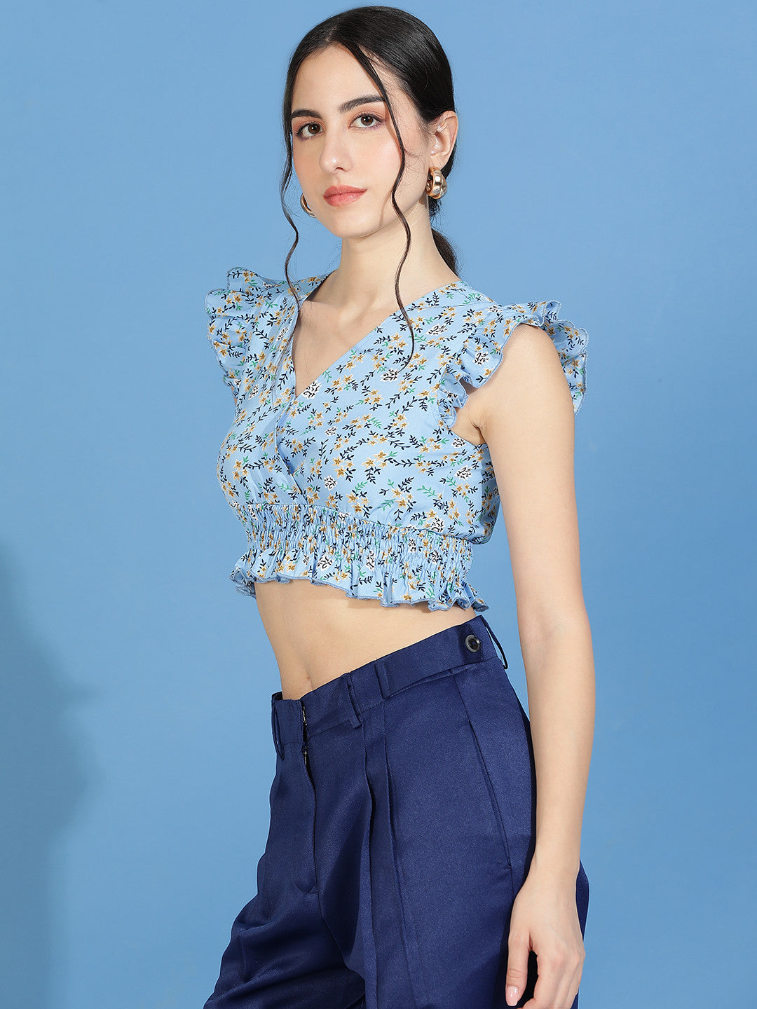KOTTY Casual Printed Women Multicolor Top 